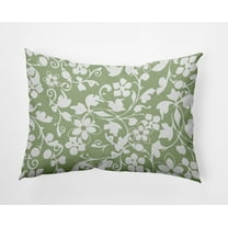 20" x 14" Simply Daisy Evelyn Polyester Indoor/Outdoor Pillow, Fresh Green Qty 1