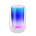 thumbnail image 1 of yeacher Pulse4Mini Portable Bluetooth Speaker with Bass Boost, RGB Light Effects, Compact Design - White, 1 of 7