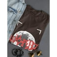 thumbnail image 3 of Abstract World Rave Style T-Shirt Women -Image by Shutterstock, Female x-Large, 3 of 4