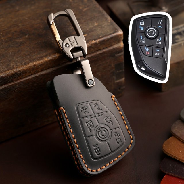 Housse de Protection pour Clé de Voiture Buick Century GL8, Housse en Cuir Modèle 2023
