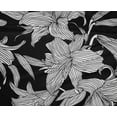 thumbnail image 5 of oneOone Polyester Spandex Black Fabric Florals Craft Projects Decor Fabric Printed By The Yard 56 Inch Wide, 5 of 6