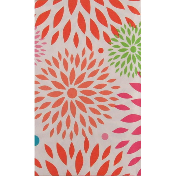 Explosion Vinyl Flannel Back Tablecloth (52" x 90" Oblong)