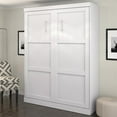 thumbnail image 2 of Hawthorne Collections Modern Queen Murphy Bed 65-inch Space-Saving in White, 2 of 11