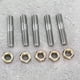 thumbnail image 3 of Kit de pernos turbo de acero inoxidable M10X1.25 50 mm para DSM 1G, EVO1 ~ 10, 3 of 7