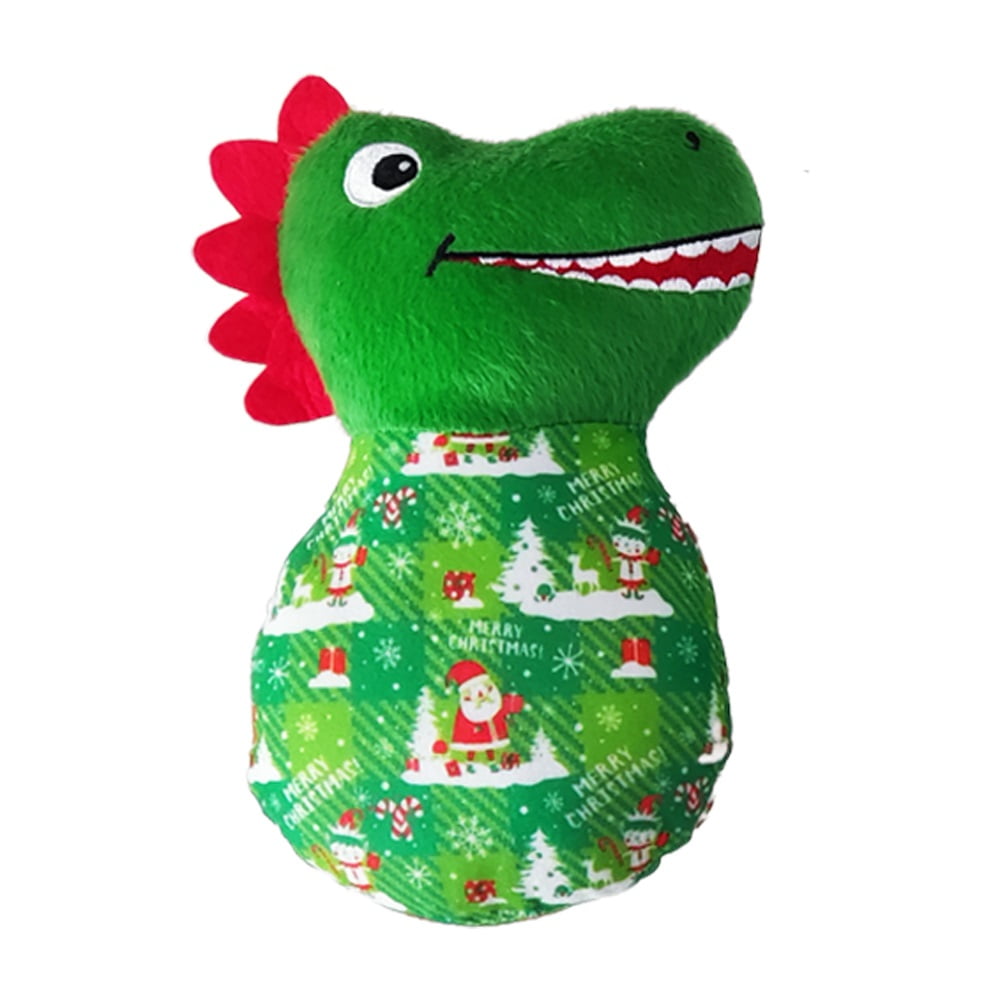 Vibrant Life Holiday Dog Toys Stocking Gift Set, Green, 6 Pcs, Plush Toys, Rope Tug Toy, Balls, and Chew Toy