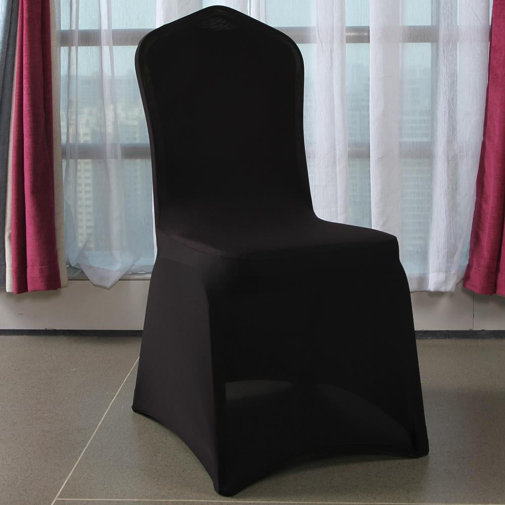 50/100x Chair Covers Dining Room Flat/Arched Party Wedding Party Banquet Stretch 
