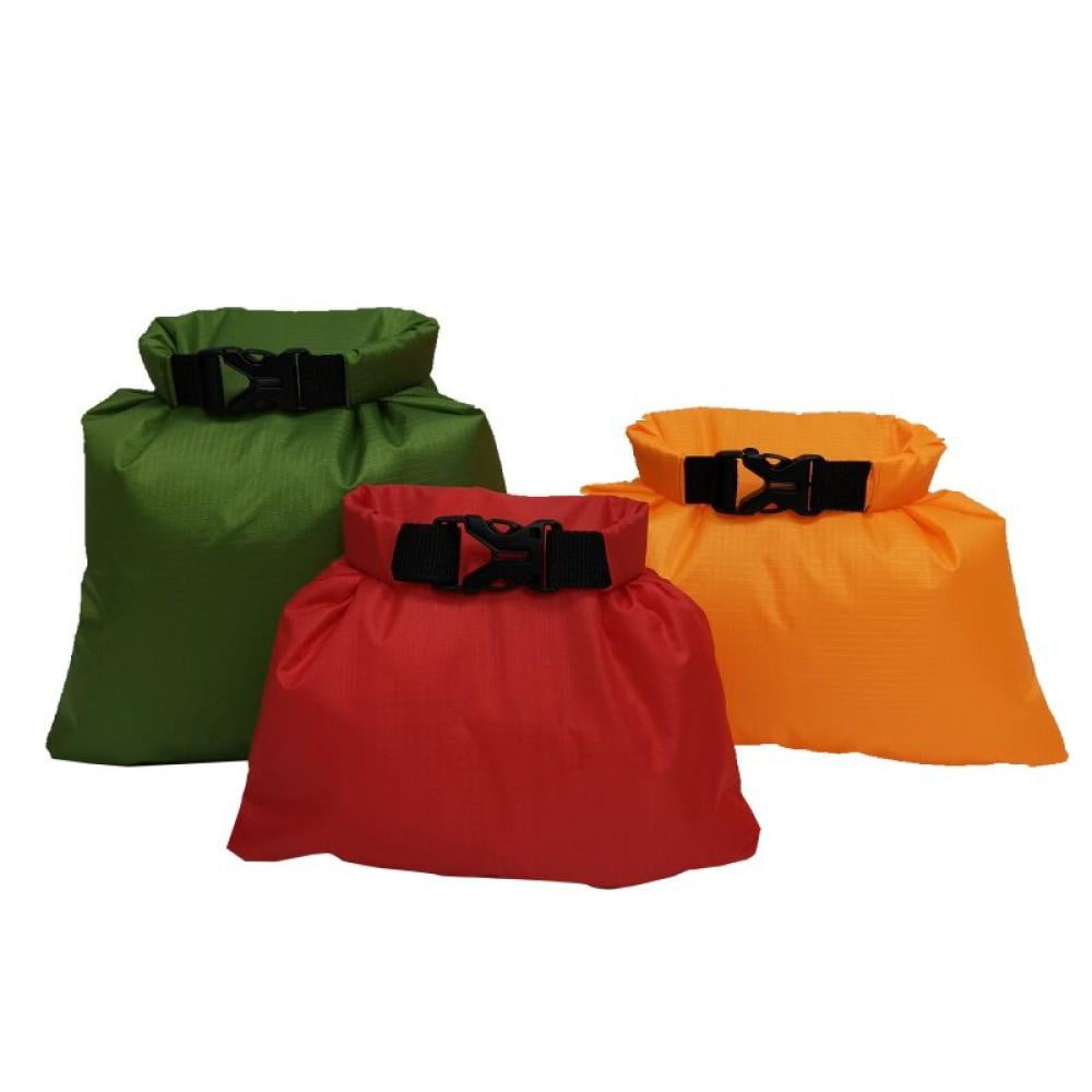 Pack of 3 Waterproof Bag 2L+4L+8L Outdoor Ultralight Dry Sacks for Camping K2Y2 