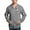Graphite Gray, variant on - Transformers Auto Santa Zip Hoodie - Zip Hoodie, Classic Hooded Sweatshirt with Metal Zipper