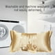 thumbnail image 4 of Funda de almohada de seda satinada | Tamaño estándar: 50 x 76 cm | Suave, transpirable y refrescante, con cremallera oculta | 1 unidad, 4 of 7