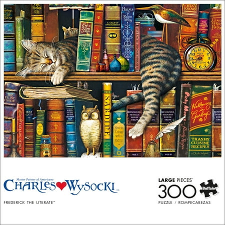 Buffalo Games Charles Wysocki Frederick the Literate 300 Piece Jigsaw Puzzle