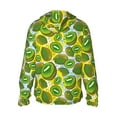 thumbnail image 3 of Sigee Watercolor Kiwi Fruits Summer Print UPF50+ Men's Sun Protection Hoodie Shirt SPF UV Shirt Long Sleeve Fishing Outdoor Lightweight, S-3XL, 3 of 9