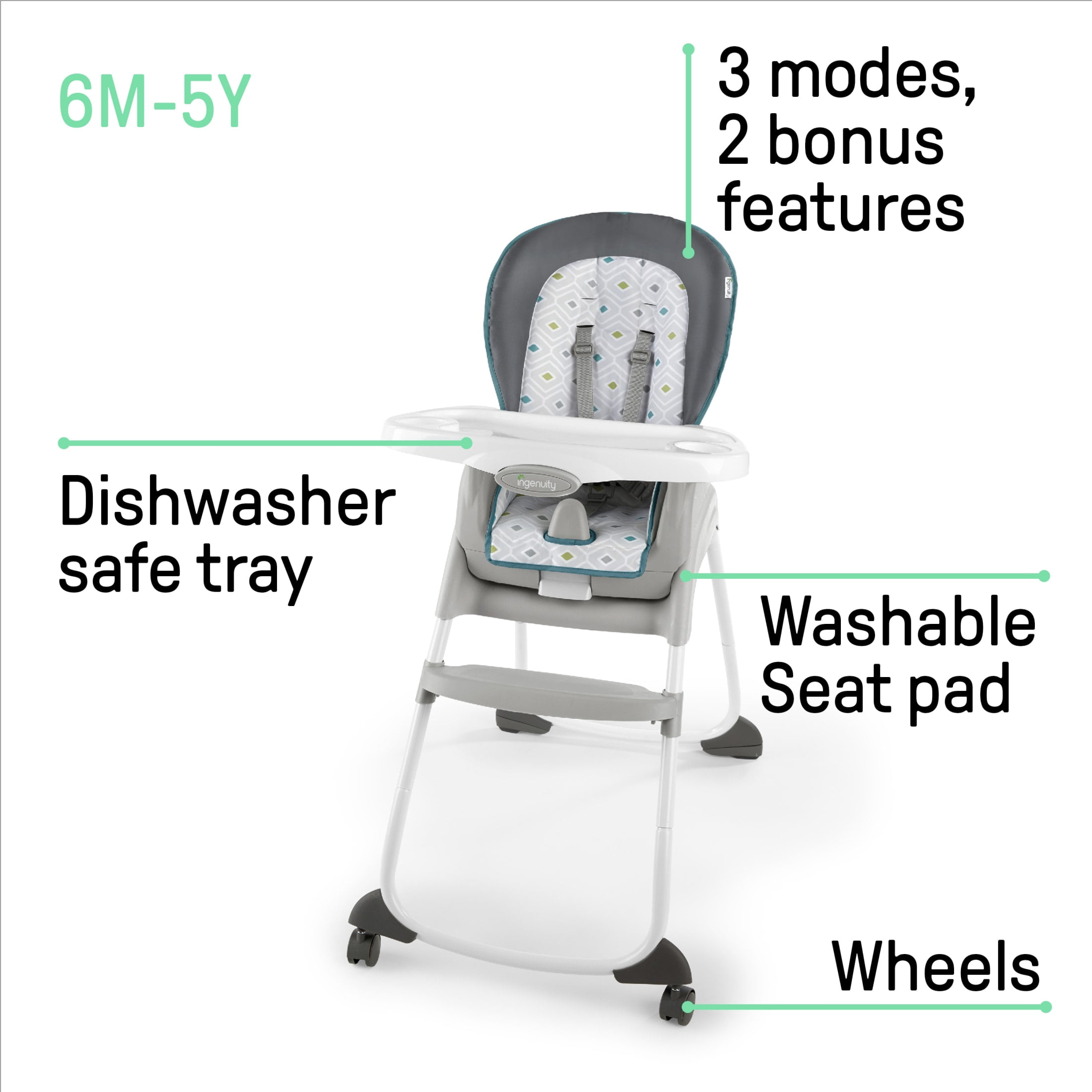 Walmart ingenuity high chair hotsell