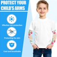 thumbnail image 2 of A Pair Of Children's Sunscreen Ice Sleeves Upf50+ Nylon Printed Uv Protection Sleeve Breathable Not Hot Arm Protection, 2 of 5