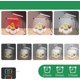 thumbnail image 2 of 84 Lámpara Led Cultivo Espectro Completo con Clip Para Plantas Interior 6000K,Led 74 Blancos y 10 Rojos,Regulable En 5 Niveles,Temporizador 3, 9 y 12 Horas,IP55 (Luz roja y blanca 84 LED), 2 of 9