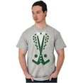 thumbnail image 3 of Irish Leprechaun Tuxedo St Pattys Tux Men's Graphic T Shirt Tees Brisco Brands S, 3 of 6