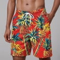thumbnail image 2 of Gibobby Men's Beach Shorts Swim Shorts 2 in 1 Men's Swim Trunks 9" with Zipper Pockets Bathing Suit Built-in Board Shorts Swimwear Long Shorts(XXL,Red), 2 of 5