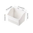 thumbnail image 3 of Hanging Drainage Storage Basket Set Plastic Hanging Organizer Bin For Kitchen Bathroom Sink, 3 of 6