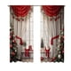 thumbnail image 1 of Cortinas y visillos europeos de la serie navideña, 2 unidades, con impresión digital., 1 of 3