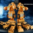 thumbnail image 2 of Transform Robot Toy Inertial Drive Crash Resistant Multifunctional Engineering Excavator Vehicle Toy for Children, 2 of 10