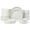 Speckled White-Linear Hues Series-16, variant on 16 Piece Linear Hues Series Speckled White Tableware Set