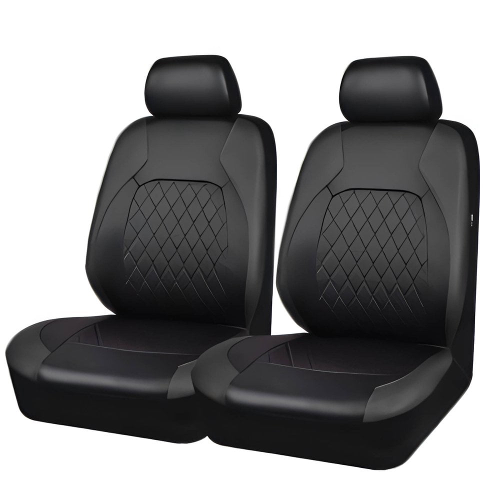 HLONK AUQ Car Seat Covers Fits A Variety of Cars Effortlessly. Car Seat Cover Stylish Designs to Express Your Personality. Seat Covers Black Style2