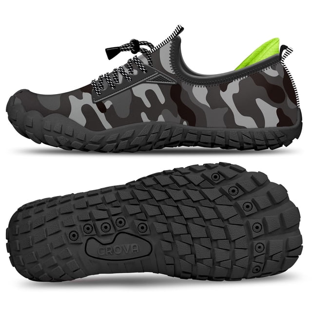 Zapatos acuáticos CROVA con empuñaduras de tacón integradas para niños, senderismo y niños grandes