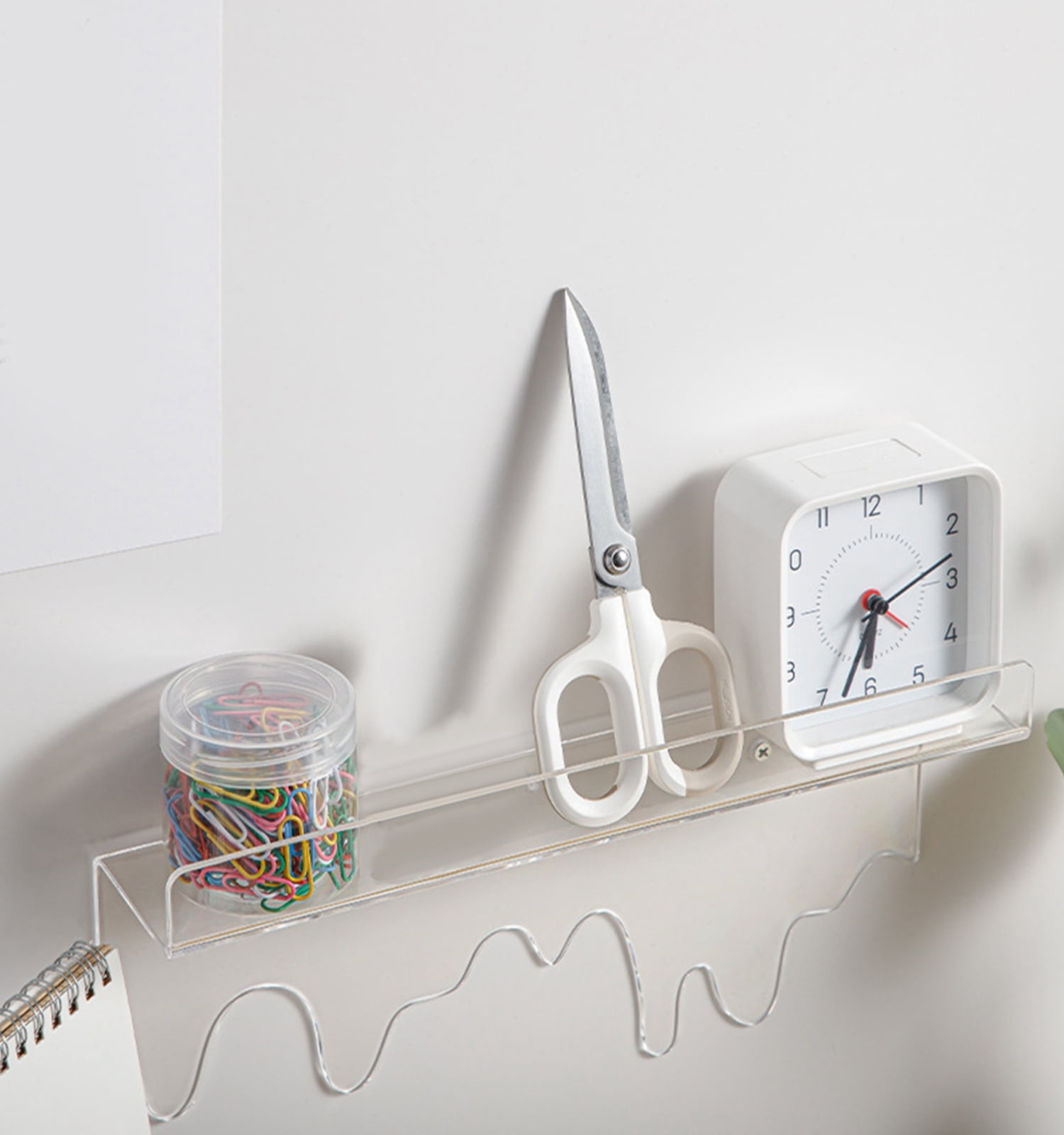 Wall Mounted Invisible Acrylic Bathroom Storage Shelves Space Saving  Floating Shelf For Organizing And Displaying From Faiokaver, $7.54