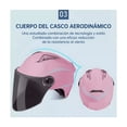 thumbnail image 3 of Casco De Motocicleta Eléctrica Para Mujer Sunproof Double, 3 of 4