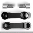 thumbnail image 4 of Pair ALU Motorcycle Mirror Extenders-Riser-Extension Black 10mm Fit for Honda, 4 of 5
