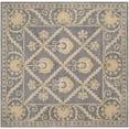 thumbnail image 2 of SAFAVIEH Bella Ellery Mediallion Bordered Wool Area Rug, Blue/Gold, 5' x 5' Square, 2 of 8