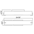 thumbnail image 2 of 62500LEDD-CH/ACR-Access Lighting-Tube - 20W 1 LED Bath Vanity In Style-5 Inches Tall and 24.5 Inches Wide-Chrome Finish, 2 of 2