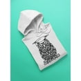 thumbnail image 3 of Owl Clever Design Hoodie Men -Image by Shutterstock, Male 4X-Large, 3 of 4