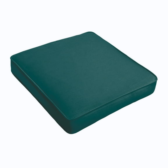 Sorra Home Teal Indoor/Outdoor Cushion, Corded