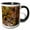 Black/White, variant on 3drose, Minnesota, Lake Superior, Split Rock State Park - Us24 Pha0017 - Peter Hawkins, 11oz Two-tone Green Mug