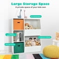thumbnail image 6 of Giantex Kids Toy Storage Organizer, Wooden Children Bookshelf w/5 Cubbies, White, 6 of 10