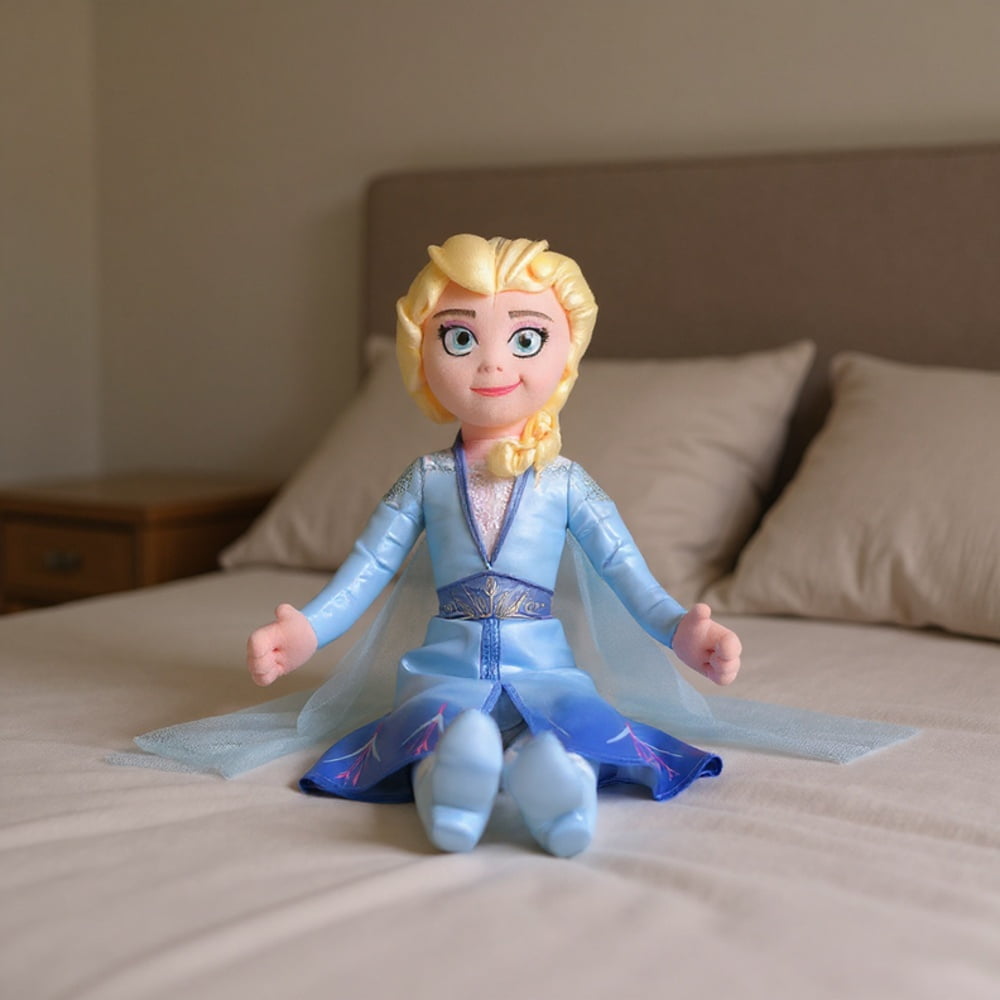 Disney Frozen Elsa Pillowbuddy, Soft Plush, Blue