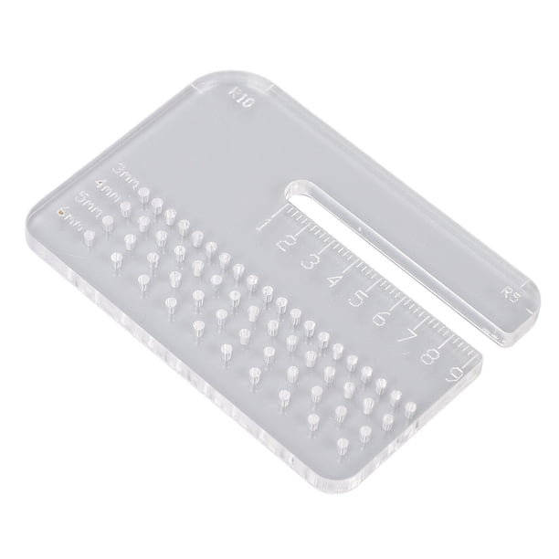Placa De Ayuda Para Perforar Costuras De Cuero, Tablero Para Tirar De Cuero, Acrílico Práctico De 4 Mm De Espesor Para Manualidades