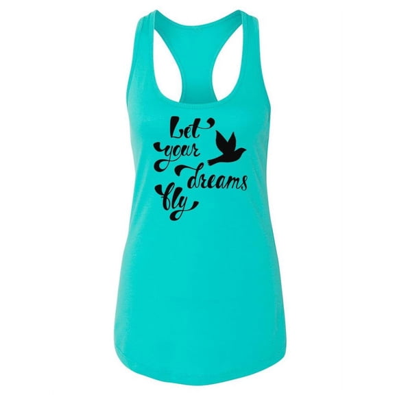 Let Your Dreams Racerback Tank Women -Image by Shutterstock, Female Large