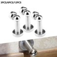 thumbnail image 4 of 3/6/12 Pcs Support Magnétique en Acier Inoxydable pour Butée de Porte Attrape-Succion, 4 of 4