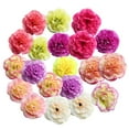 thumbnail image 2 of 20pcs brotes de cabezas de azalea de seda artificial mezclados Yuyangstore Cabeza de flor, 2 of 8