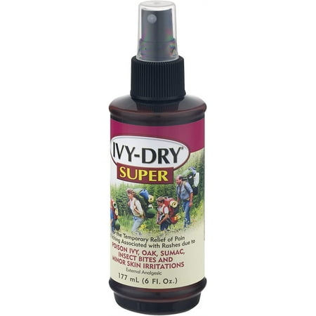 Ivy-Dry Super Itch Relief Spray - 6 oz, Pack of 3