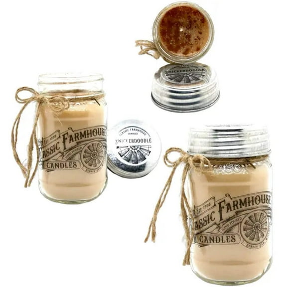 Snickerdoodle 14 oz Mason Jar Candle