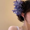 thumbnail image 4 of Spider Lily Duckbill Hair Clip Hair Accessory for Women Minimalist Aesthetic Headpiece Decorative Hair Ornament, 4 of 5