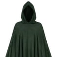 thumbnail image 5 of LEKWK Grim Reaper Costume Medieval Renaissance Hooded Cloak Vintage Gothic Witch Wizard Robe Halloween Cosplay Dark Fantasy Cloak, 5 of 5