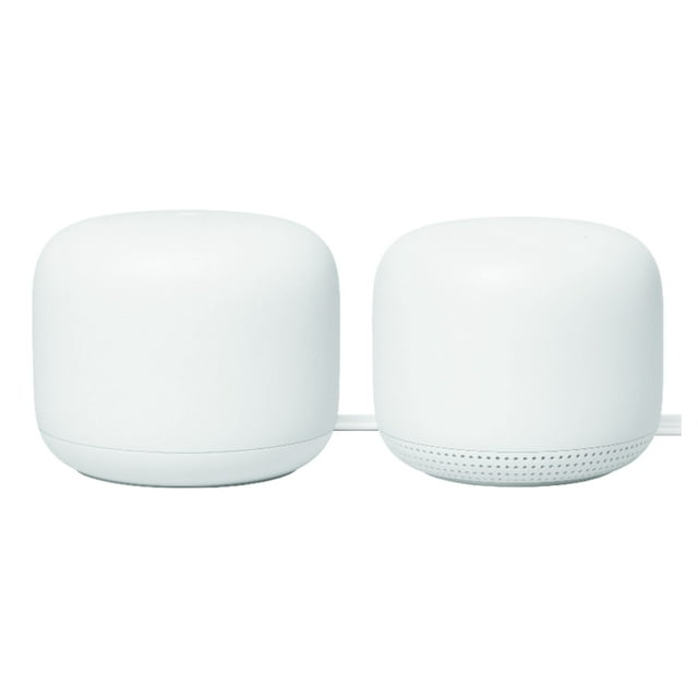 Sistema WiFi Google Nest Wifi AC2200 (segunda generación), paquete de 2 unidades, nieve