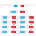 thumbnail image 1 of 10 Pcs Lunettes Style 3D Lunettes de Film 3D Lunettes de Visionnement 3D Lunettes 3D Rouges et Bleues, 1 of 8