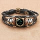 thumbnail image 1 of Pulseras para mujer, regalos para mujer, pulsera de 12 constelaciones, pulsera de cuerda de cuero, pulsera de cuerda tejida a mano para hombre y mujer, pulsera de cadena punk., 1 of 2