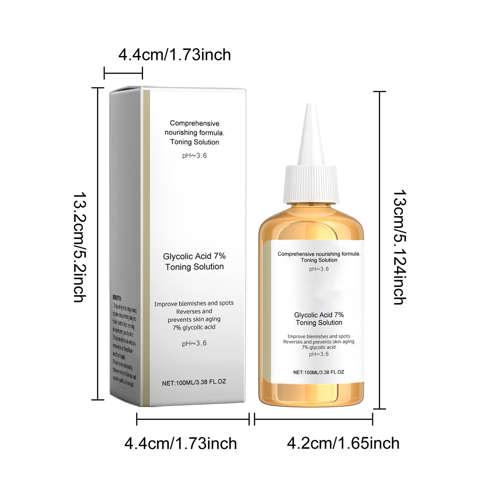 Alvantor Glycolic Acid 7% Facial Toner - Moisturizing, 3.38 fl. oz