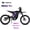 Falcon Pro Black-Purple, variant on 79BIKE Falcon Pro Adult Off-Road Electric Dirt Bike,10000W Motor,56 MPH,72V 35Ah Battery,75 Miles Range,410 Nm Torque,Hydraulic Disc Brakes