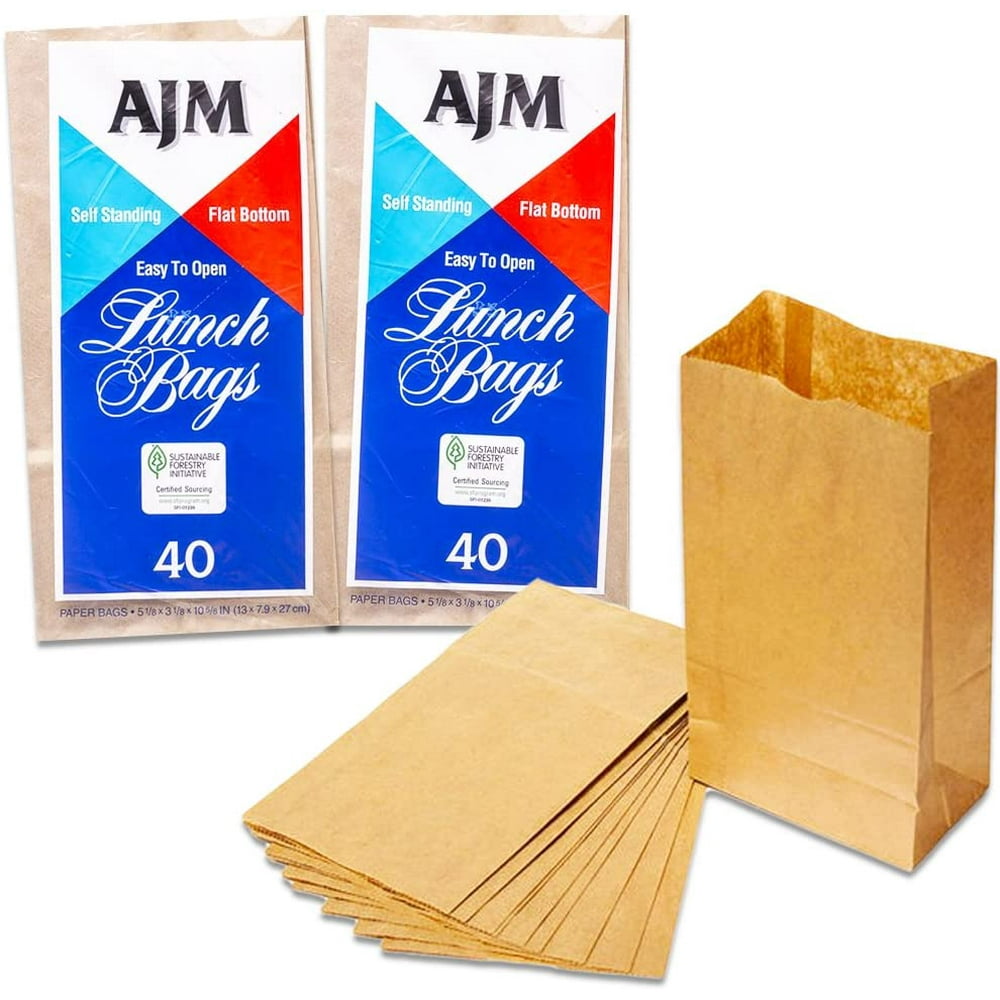 Paper Lunch Bag - Smart Savers - 120 Bags Total (120 Bags) - Walmart